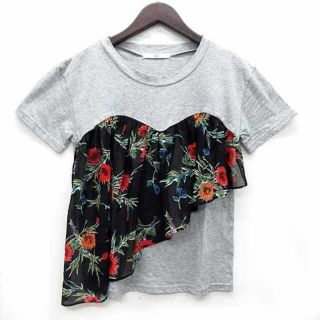 スライ(SLY)のスライ SLY BETTY'S FLOWER ドッキング Tシャツ カットソー(Tシャツ(半袖/袖なし))