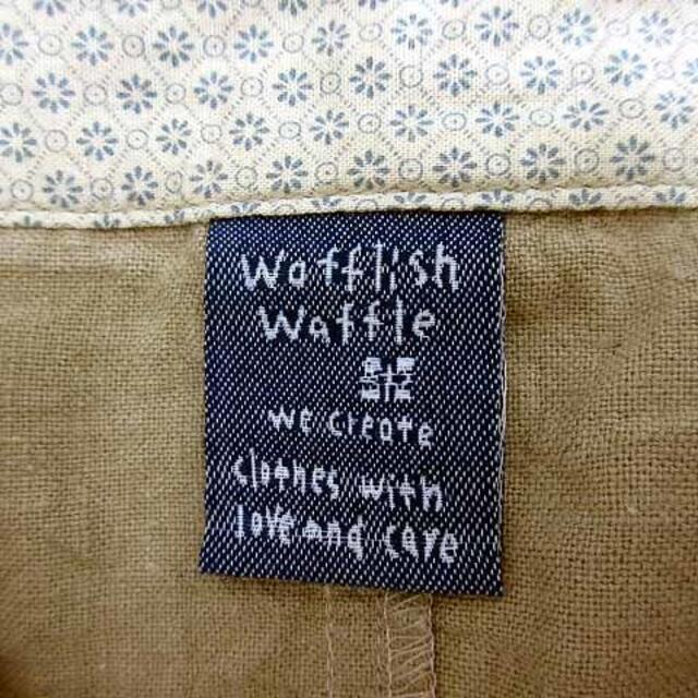Wafflish Waffle(ワッフリッシュワッフル)のワッフリッシュワッフル WAFFLISH WAFFLE リネン カーゴ スカート レディースのスカート(ひざ丈スカート)の商品写真