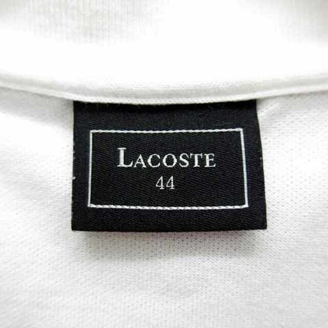 LACOSTE(ラコステ)のラコステ LACOSTE シルバーワニ スキッパー ポロシャツ コットン 半袖 レディースのトップス(ポロシャツ)の商品写真