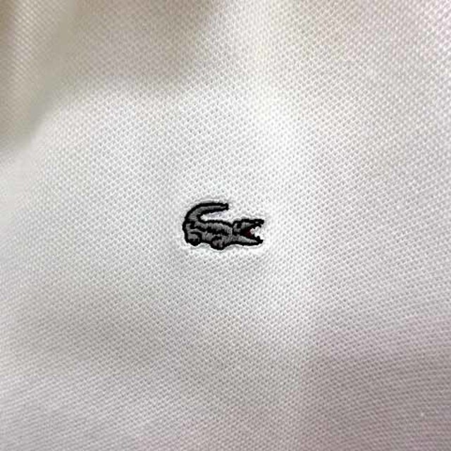 LACOSTE(ラコステ)のラコステ LACOSTE シルバーワニ スキッパー ポロシャツ コットン 半袖 レディースのトップス(ポロシャツ)の商品写真