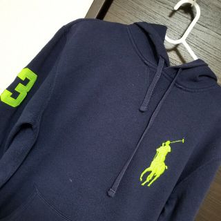 ポロラルフローレン(POLO RALPH LAUREN)の中古💚RALPHラルフローレン💚イエロービックポニー&ネイビーパーカー💚(パーカー)