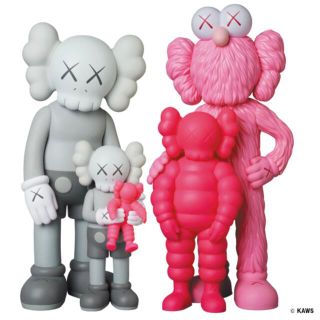 メディコムトイ(MEDICOM TOY)のKAWS FAMILY GREY/PINK/FLUORO PINK(フィギュア)