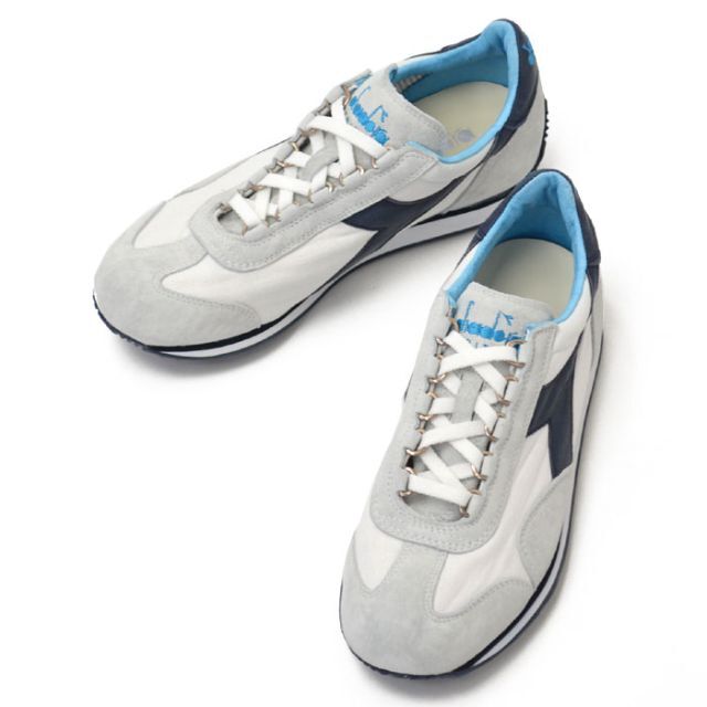 DIADORA◆EQUIPE STONE WASH12（ホワイト）◆LEON掲載