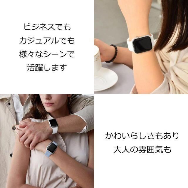 Apple Watch(アップルウォッチ)のApple Watch バンド ミッドナイトブルー 42/44/45mm M メンズの時計(ラバーベルト)の商品写真