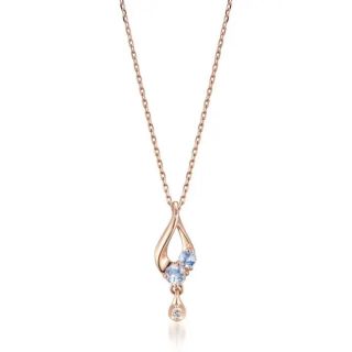 スタージュエリー(STAR JEWELRY)のSTAR JEWELRY K10 ローズゴールド　ネックレス(ネックレス)