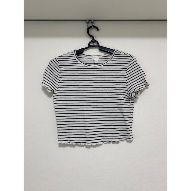 FOREVER 21(フォーエバートゥエンティーワン)のボーダートップス メンズのトップス(Tシャツ/カットソー(半袖/袖なし))の商品写真
