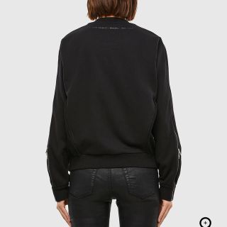 ノートエシ DIESEL - DIESEL スウェット トレーナー 白 ファスナーの