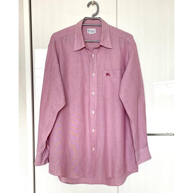 BURBERRY(バーバリー)のBurberry バーバリー　日本製　シャツ　メンズ　薄いピンク メンズのトップス(シャツ)の商品写真
