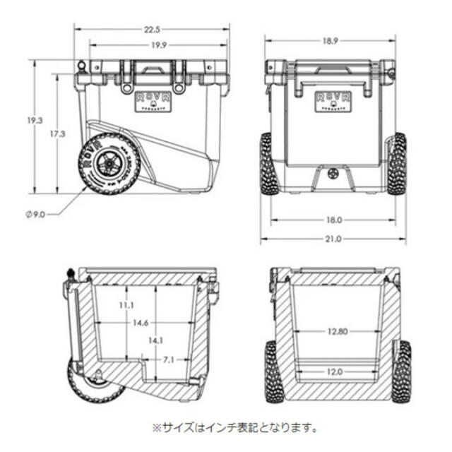 ROVR ローバー　RollR 45 クーラーボックス　オプションセット有り