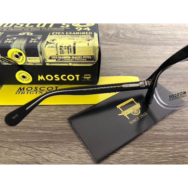 MOSCOT LEMTOSH/モスコット 46 BLACK/CRYSTAL 3