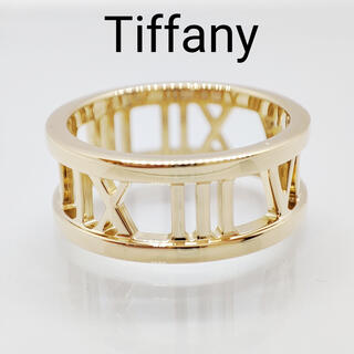 ティファニー(Tiffany & Co.)の新品仕上げ済 TIFFANY ティファニー アトラスオープン リング 750YG(リング(指輪))