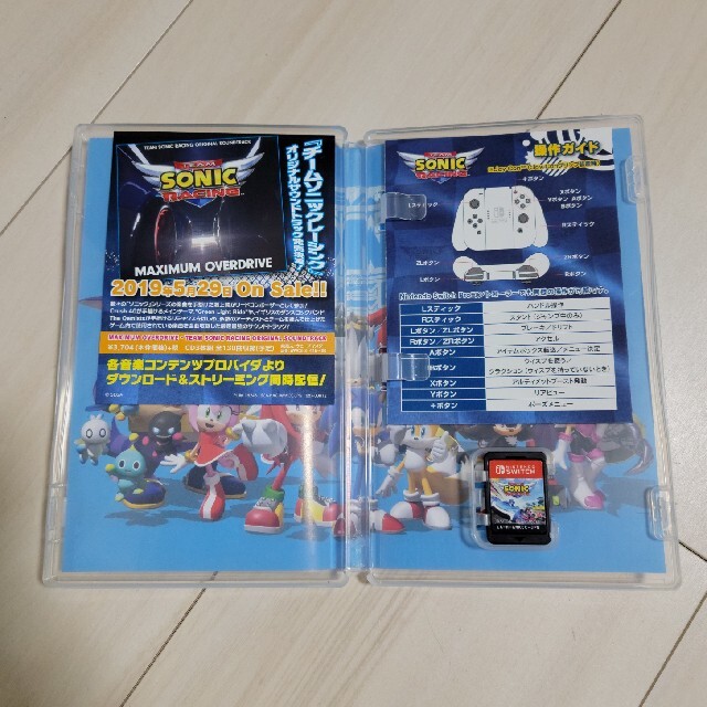 Nintendo Switch(ニンテンドースイッチ)のTEAM SONIC RACING エンタメ/ホビーのゲームソフト/ゲーム機本体(家庭用ゲームソフト)の商品写真