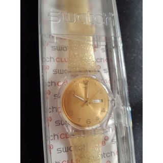 スウォッチ(swatch)のSWATCH  新品　GOLD腕時計　43ミリ　レディース  カラー(腕時計)