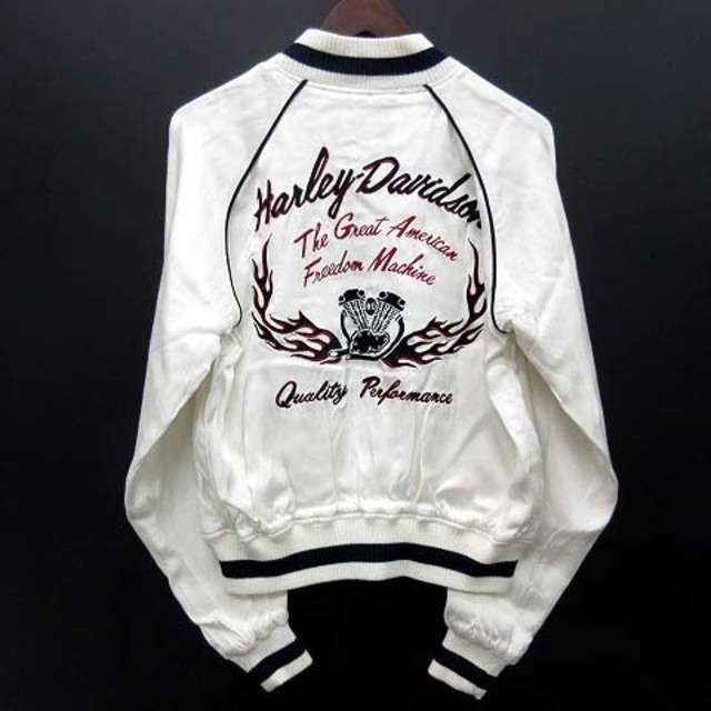 Harley Davidson(ハーレーダビッドソン)のハーレーダビッドソン HARLEY DAVIDSON 光沢 スカジャン ジャケッ メンズのジャケット/アウター(スカジャン)の商品写真