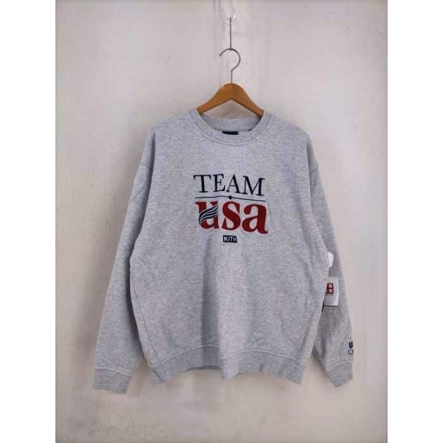 KITH(キス) TEAM USA ロゴ刺繍スウェット メンズ トップスL_バズストア