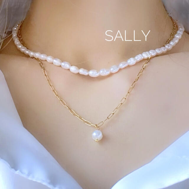 TODAYFUL(トゥデイフル)のnew【ゴールド】シンプルな淡水パール　ネックレス レディースのアクセサリー(ネックレス)の商品写真