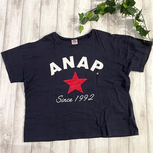 ANAP Kids(アナップキッズ)のANAP  Kids  ロゴプリントTシャツ  120 キッズ/ベビー/マタニティのキッズ服女の子用(90cm~)(Tシャツ/カットソー)の商品写真