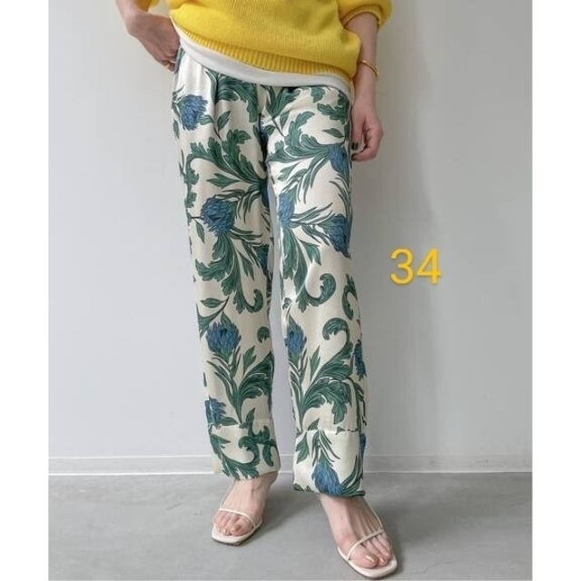 L'Appartement DEUXIEME CLASSE - 【SENSI STUDIO】Print Slouchy Pants★34
