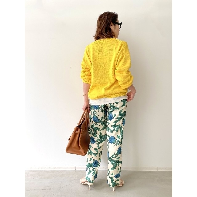 L'Appartement DEUXIEME CLASSE(アパルトモンドゥーズィエムクラス)の【SENSI STUDIO】Print Slouchy Pants★34 レディースのパンツ(カジュアルパンツ)の商品写真