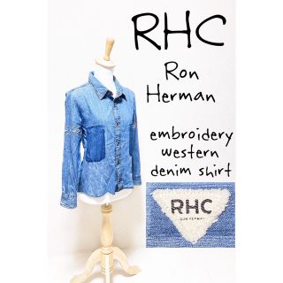 ロンハーマン(Ron Herman)の★RHC ロンハーマン★刺繍 ウェスタン デニムシャツ ライトGジャン(シャツ/ブラウス(長袖/七分))