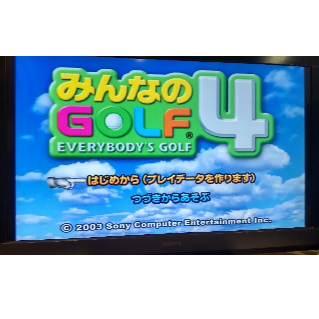 PlayStation2(プレイステーション2)のみんなのGOLF3&4（PlayStation 2 the Best） PS2 エンタメ/ホビーのゲームソフト/ゲーム機本体(家庭用ゲームソフト)の商品写真