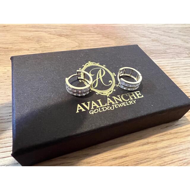 AVALANCHE(アヴァランチ)のアヴァランチ　avalanche イエローゴールドピアス メンズのアクセサリー(ピアス(両耳用))の商品写真