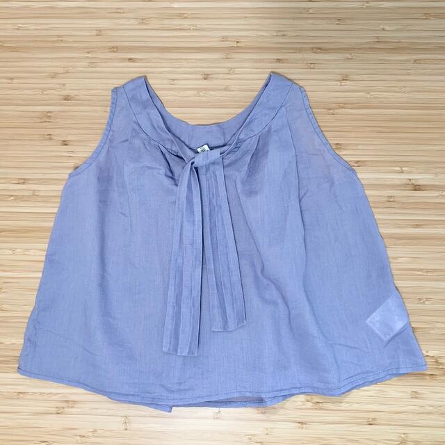 petit main(プティマイン)のノースリーブトップス　90cm キッズ/ベビー/マタニティのキッズ服女の子用(90cm~)(ブラウス)の商品写真