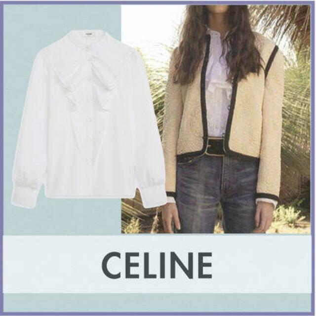 人気沸騰ブラドン celine - ブラウス Celine シャツ/ブラウス(長袖/七