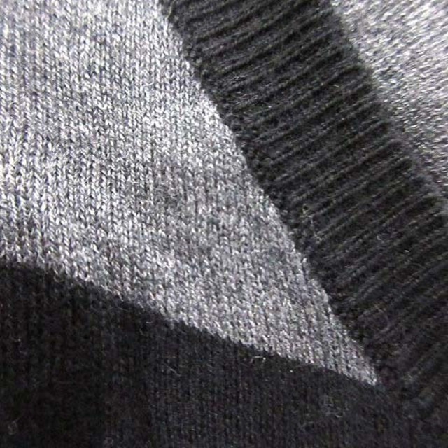 UNTITLED(アンタイトル)のアンタイトル UNTITLED ニット 2 M 黒 ブラック 灰 グレー シルク レディースのトップス(ニット/セーター)の商品写真