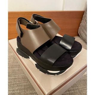 マルニ(Marni)のMarni マルニ 厚底 サンダル バイカラー 36(サンダル)