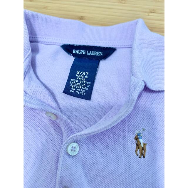 Ralph Lauren(ラルフローレン)のラルフローレン ポロシャツ ワンピース 3歳用 キッズ/ベビー/マタニティのキッズ服女の子用(90cm~)(ワンピース)の商品写真