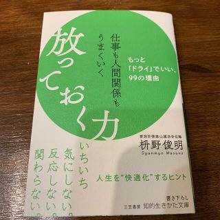 仕事も人間関係もうまくいく放っておく力 もっと「ドライ」でいい、９９の理由(その他)