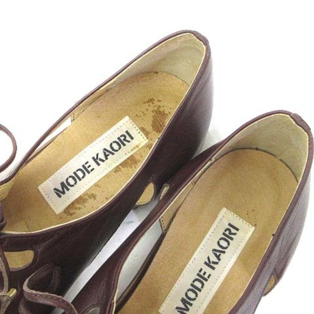 モードカオリ MODE KAORI サンダル LL 25.5cm 茶 ブラウン レディースの靴/シューズ(サンダル)の商品写真