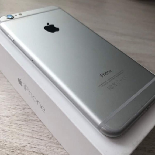 スマホ/家電/カメラ【美品】iPhone 6 Plus Silver 16GB SIMフリー