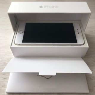 アイフォーン(iPhone)の【美品】iPhone 6 Plus Silver 16GB SIMフリー(スマートフォン本体)