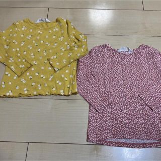 エイチアンドエム(H&M)のトップス　ロンT  100  2枚セット(Tシャツ/カットソー)