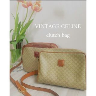 セリーヌ(celine)のセリーヌ マカダム クラッチバッグ セカンドバッグ ポーチ(クラッチバッグ)