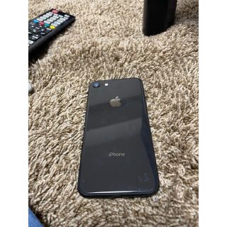 アップル(Apple)のiPhone8 64GB ブラック　動作良好(スマートフォン本体)