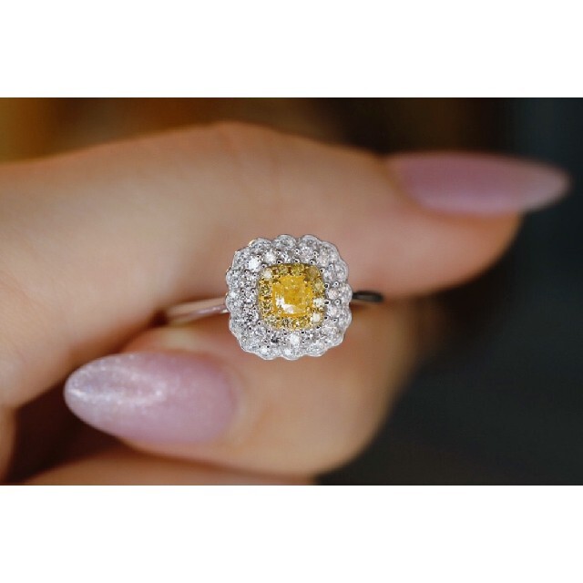 激安特価 天然ダイヤモンドリング0.65ct k18 リング(指輪