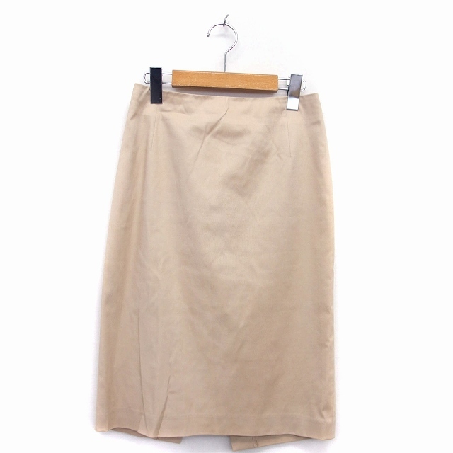 BOSCH(ボッシュ)のボッシュ BOSCH タイト スカート 膝下 綿混 無地 シンプル スリット レディースのスカート(ひざ丈スカート)の商品写真