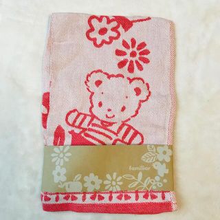 ファミリア(familiar)のファミリア　キッチンクロス　キッキンタオル　ピンク　ファミちゃん(テーブル用品)