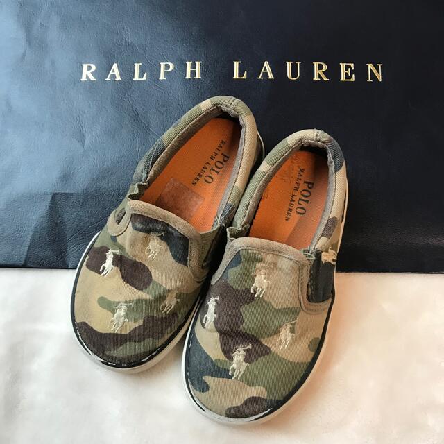 Ralph Lauren(ラルフローレン)のラルフローレン　スリッポン 14cm キッズ/ベビー/マタニティのベビー靴/シューズ(~14cm)(スリッポン)の商品写真