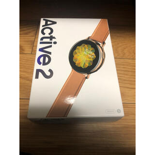 ギャラクシー(Galaxy)の「未開封」Galaxy Watch Active2 /ゴールド (腕時計(デジタル))