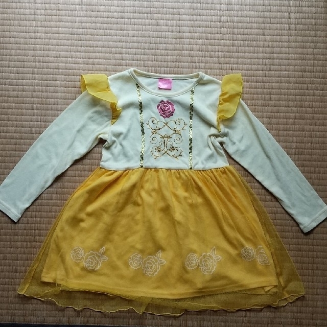 Disney(ディズニー)の専用    120   ベル   ワンピース キッズ/ベビー/マタニティのキッズ服女の子用(90cm~)(ワンピース)の商品写真