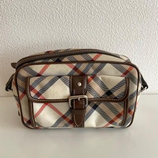 バーバリーブラックレーベル(BURBERRY BLACK LABEL)のバーバリー ブルーレーベル ノバチェック キャンパス ショルダーバッグ (ショルダーバッグ)