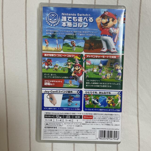 マリオゴルフ スーパーラッシュ Switch エンタメ/ホビーのゲームソフト/ゲーム機本体(家庭用ゲームソフト)の商品写真