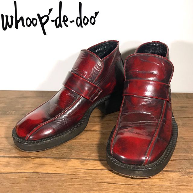 whoop'-de-doo' フープディドゥ ブーツ ワインレッドの通販 by Tiffany’s Shop ｜ラクマ