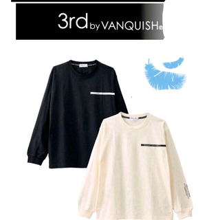 サードバイヴァンキッシュ(3rd by VANQUISH)の【新品】朝倉未来　3rdbyVANQUISH ロンT  白　Lサイズ　Tシャツ(Tシャツ/カットソー(七分/長袖))