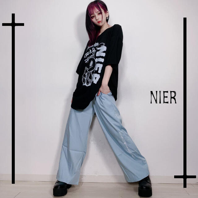 NieR PALE BLUE WIDE PANTS【STITCH】完売品