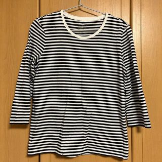 ムジルシリョウヒン(MUJI (無印良品))の無印良品　七分袖Tシャツ（L）(Tシャツ(長袖/七分))